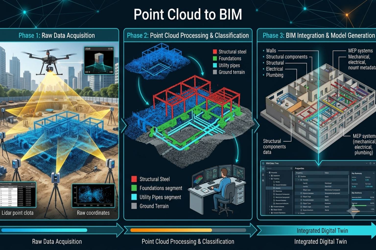Transforming Reality Capture into Intelligent Building Models